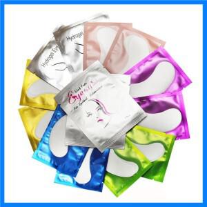 하이드로 겔 젤 아이 패치 속눈썹 연장용 보푸라기 없음 아이 패드 스티커 메이크업 도구 50/100 쌍