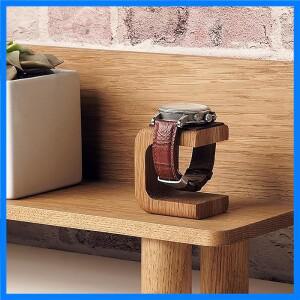 나무 시계 거치대 보석 정리함 디스플레이 스탠드 팔찌 반지 귀걸이 시계 디스플레이 단단한 나무 시계 스