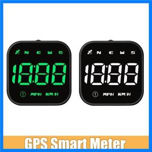 G4 헤드 업 디스플레이 LED 자동 속도계 스마트 디지털 알람 알림 GPS HUD 자동차 액세서리 모든 자동차 G4