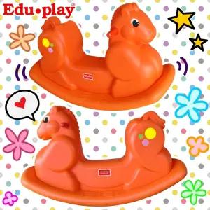 버니토 흔들말타기 오렌지 장난감말 스텝2흔들말 돌아기말타기