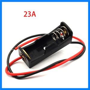 5Pcs 23A/A23 12V 충전기 배터리 홀더 배터리 보관 케이스 23A 배터리 상자 A23 배터리 상자 (와이어 리드