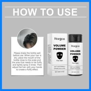 오랫동안 지속되는 오일 컨트롤 푹신한 헤어 파우더는 헤어 볼륨을 증가시킵니다. 스타일링 향상 헤어 트리