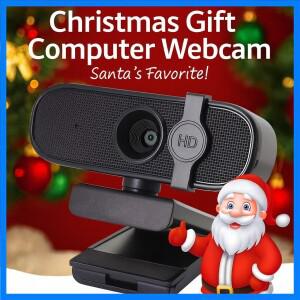 EXHQDR 웹캠 4K/1080P 화상 회의용 플러그 앤 플레이 USB 카메라 온라인 교육 및 라이브 스트리밍 크리스마