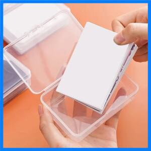 10pcs 투명 플라스틱 상자 카드 게임 컨테이너 보관 케이스 포장 포커 게임 카드 상자 보드 게임 카드 정리