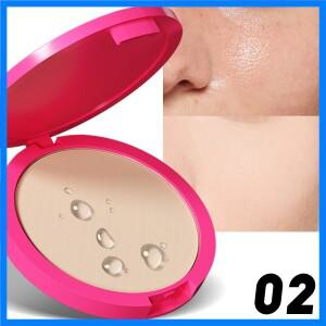 내추럴 매트 프레스드 파우더 오일 컨트롤 브라이트닝 화이트닝 페이스 베이스 파운데이션 컴팩트 컨실러