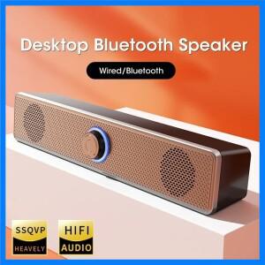 블루투스 컴퓨터 스피커 유선 서라운드 사운드 바 스테레오 서브우퍼 사운드바 데스크탑 노트북 PC 미니 홈