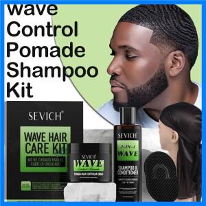 360 스타일 웨이브 컨트롤 포마드 키트 (브러시 실크  캡 도구 포함) Accessony 딥 웨이브 헤어 젤 크림 탈