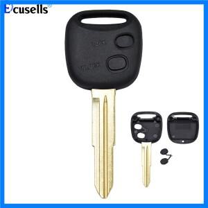 2 버튼 새로운 교체 원격 키 셸 케이스 Fob 다이하츠 원격 자동차 키