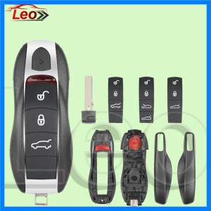 레오 자동차 스마트 리모컨 키 쉘 3/4/5 버튼 포르쉐 파나메라 카맨 마칸 보브스트 카이엔 911 970 981 991