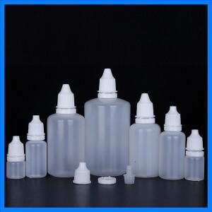 10/20ML 작은 액체 병 눈 방울 병 에센셜 오일 플라스틱 팁 병 액체 분배를위한 플라스틱 짜기 미니 병