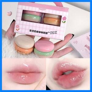 카푸치니 프루티 소프트 립 마스크 보습 립 케어 워터 글로스 립 마스크