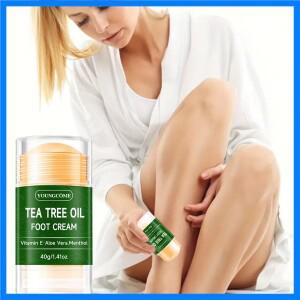 티트리 오일 풋 크림 모이스춰라이징 풋 케어 크림은 발에 수분을 공급하여 건조함과 거칠기를 개선합니다.