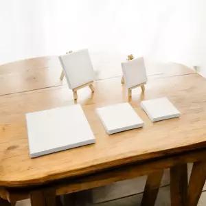 페인팅 미니캔버스 프레임 그림 유화 정사각 이젤 보드 면천 연습용 종이 명화