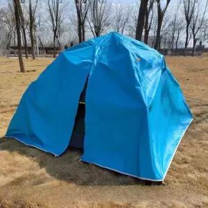 사우나텐트 빙어텐트 얼음낚시 원터치 큐브 누빔