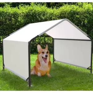 야외 개집 천막 방수 그늘막 높이 상품 소형 방풍