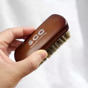 말털 원목 구두솔 신발 브러시 닦이 구둣솔 광택솔