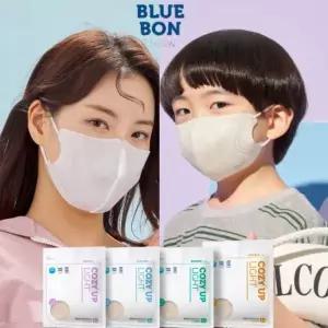 미라클하우스 20매 여름용 소형 중형 대형 블루본 마스크 새부리형 라이트 코지업 537129