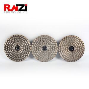 Raizi 화강암 콘크리트 용 금속 본드 소결 다이아몬드 연삭 디스크, 어댑터 포함, 연마석 휠, 4 인치, 100