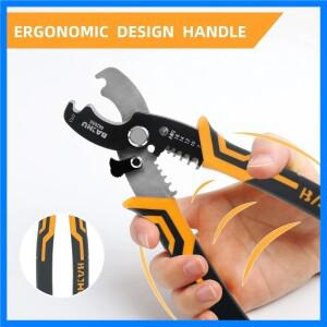 산업용 등급 절단 가위 다기능 케이블 가위 와이어 스트리퍼 1.6-4.0mm 전기공 수공구