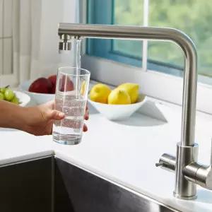 유효사용량 57000L / 무타공 언더싱크정수기 싱크대 수도꼭지 언더씽크 씽크대 자가설치 타공없는