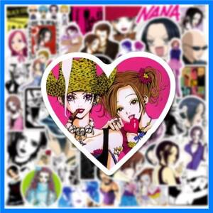 10/50PCS 애니메이션 나나 스티커 멋진 낙서 데칼 DIY 장식 전화 노트북 스케이트 보드 편지지 PVC 방수 스