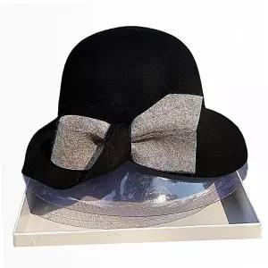 승마모자 여성 모자 여자 여성용 우아한 복고풍 방송 세련된 접이식 여름 촬영 일본 커프