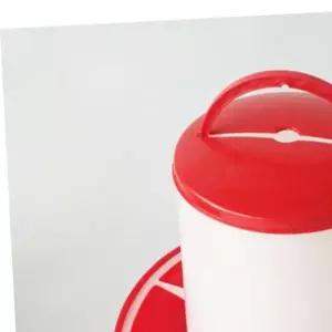 병아리 닭 자동급식기 물통 급수기 반자동 1.5KG 모이통