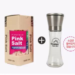 추석 명절 선물세트 히말라야 핑크소금 400g 1개입 그라인더180g 설 선물 세트