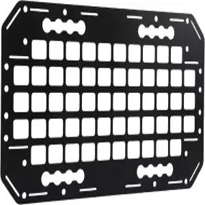 Fabater 트럭 베드 몰리 패널 차량 모듈식 수납 알루미늄 사이드 랙 시스템 세단 SUV 픽업 RV용 L 트랙