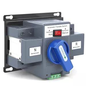 110V 63A 2P 자동 전송 스위치(ATS) 50/60Hz 듀얼 발전기 전환 스위치