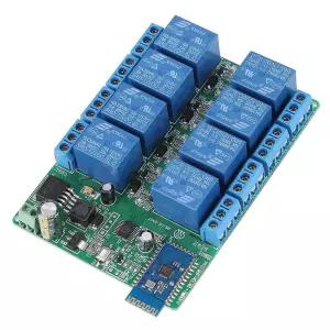 안드로이드 스마트 홈 DC 12V용 8채널 블루투스 4.0 릴레이 모듈 보드 휴대폰 앱 무선 리모컨 스위치