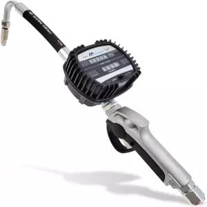 제어 밸브 1/2인치 NPT 입구 기계식 계량기가 장착된 맥노트 공압 오일 건 갤의 Qts 및 총계에 등록.