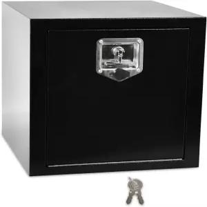 YRCHOFQU 18인치 트럭 침대 공구함 내후성 마감이 있는 잠금식 강철 보관함 픽업 밴 및 작업 차량을 위한