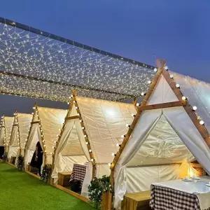 캐노피 감성텐트 글램핑텐트 간이창고 주차장 테라스 에어 천막 대기실 3x3 아치 A 베이지