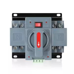 6-63암페어 AC110V 자동 전송 스위치 2P 50Hz/60Hz 2POLE 63A 발전기용 전환 듀얼 전원 CE 인증 ATS 태양광