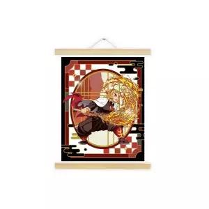 ILOVEPAINTING DIY행잉형 귀멸의칼날 보석십자수 40x50cm 무한열차_렌코쿠 232254