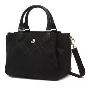 닥스 골프 블랙 베이지 멀티믹스 클래식 체크 토트백 DNGF4E956BK