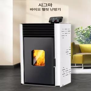 실내 무연 펠릿 난로 거실 펜션 불멍 가정용 펜션
