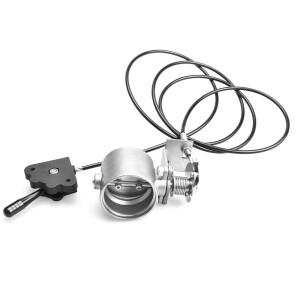 수동 작동 바이크 오토바이 배기 제어 밸브 용접 및 방수 디자인 2 인치 51mm 60mm