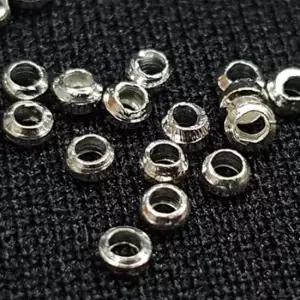 비즈공예 누름볼 팔찌 목걸이만들기 실버 대용량2.5mm 누름볼 써지컬누름볼 비즈공예재료 비즈재료 비드팁