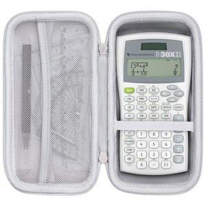 [미국배송] 텍사스 인스트루먼트용 칸카 휴대용 케이스 TI-30XA / TI BA II PLUS TI-30XIS TI-30X 멀티뷰 TI-36X 프로 엔지니어링 과학 계산기 케이스만 (흰색)