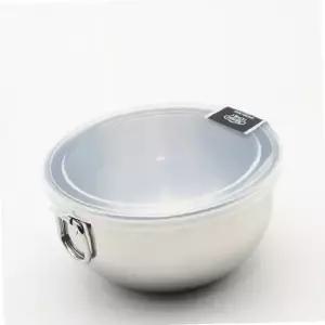 스텐 믹싱볼 샐러드용 뚜껑 김장 준비 김치 담는 용기 14cm