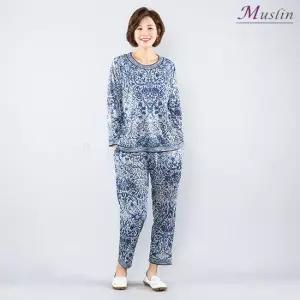 엄마옷 블루라운드 홈웨어 1GHJ24474 중년여성 마담 60 70대  빅사이즈 할머니