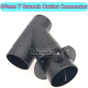 60mm 디젤 히터 공기 환기 덕트 t자형 출구 배기 커넥터 베바스토 에버스패체용 조절 밸브 포함