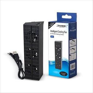 소니 플레이스테이션 4 슬림 콘솔 전용 도베 PS4 시스템 쿨링 팬 블랙 (원작 또는 프로 제외) u2026