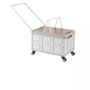 바퀴달린 캠핑 폴딩박스 왜건 카트 접이식 이동식 수납 다용도 테이블