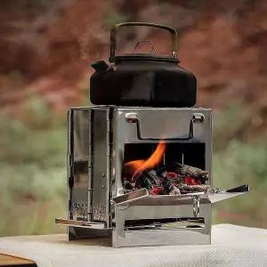 프리폼 불멍화로 사각난로 접이식 대형 미니화목난로cde152