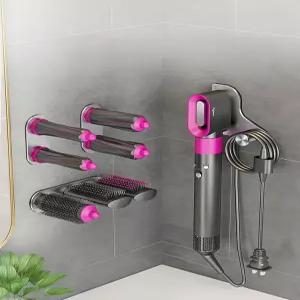 헤어롤러 전자롤러 에어랩 거치대 수납 벽걸이형 솔루션 컴플리트 스탠드 고데기 헤어스타일러