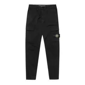 [스톤아일랜드]K1S153100304/S0010 V0029 BLACK TAPERED LEG COTTON CARGO TROUSERS 138858897