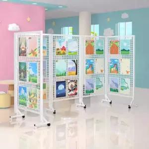 네트망 파티션 접이식 철망 작품전시대 폴딩 작품